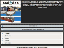 Tablet Screenshot of cortartec.net